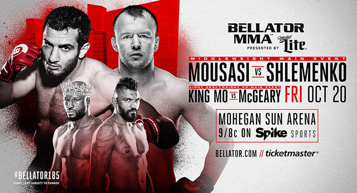 Бой Александр Шлеменко vs. Гегард Мусаси возглавит Bellator 185